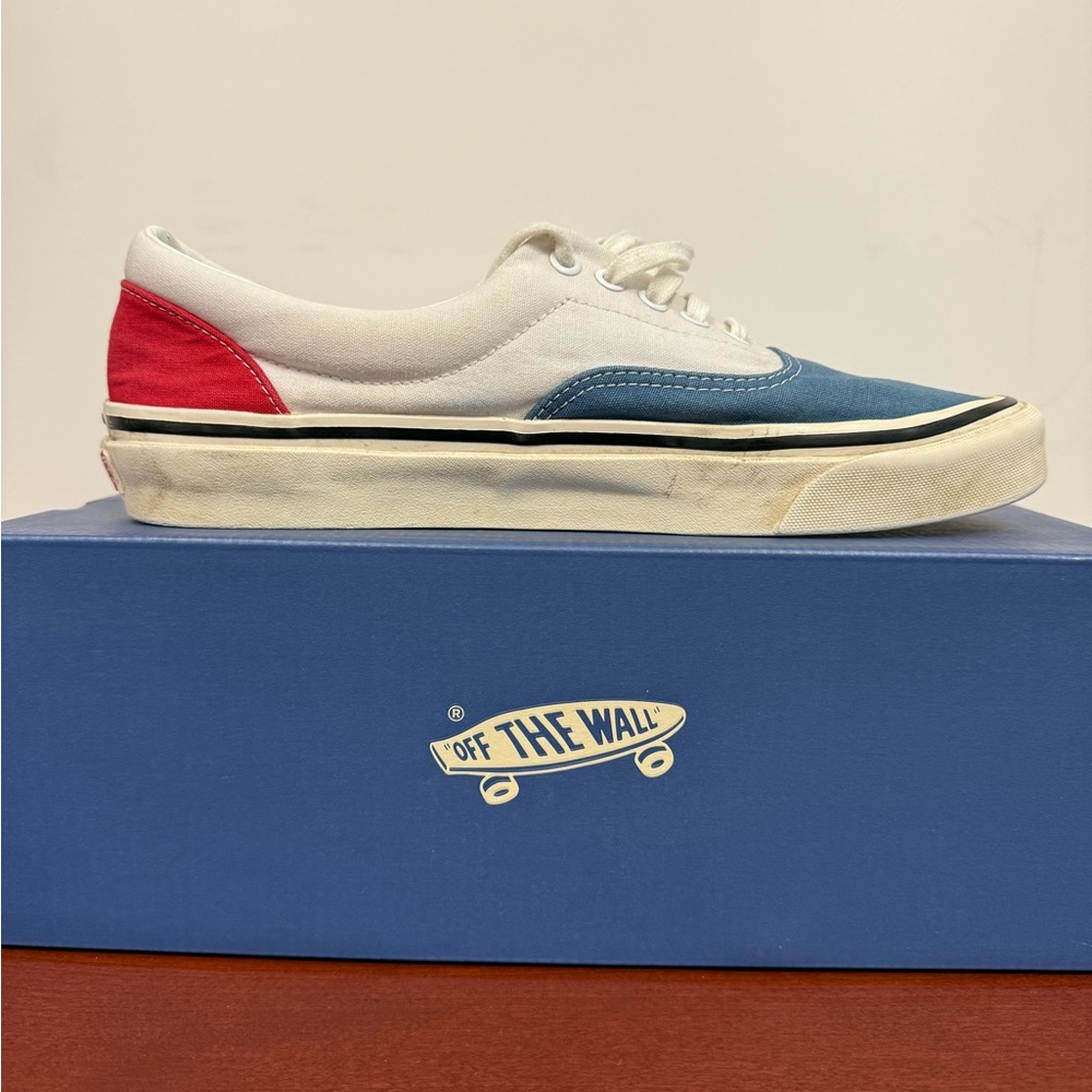Vans 95 DX Red / White  / Blue classic style Sneakers - Picture 3 of 9